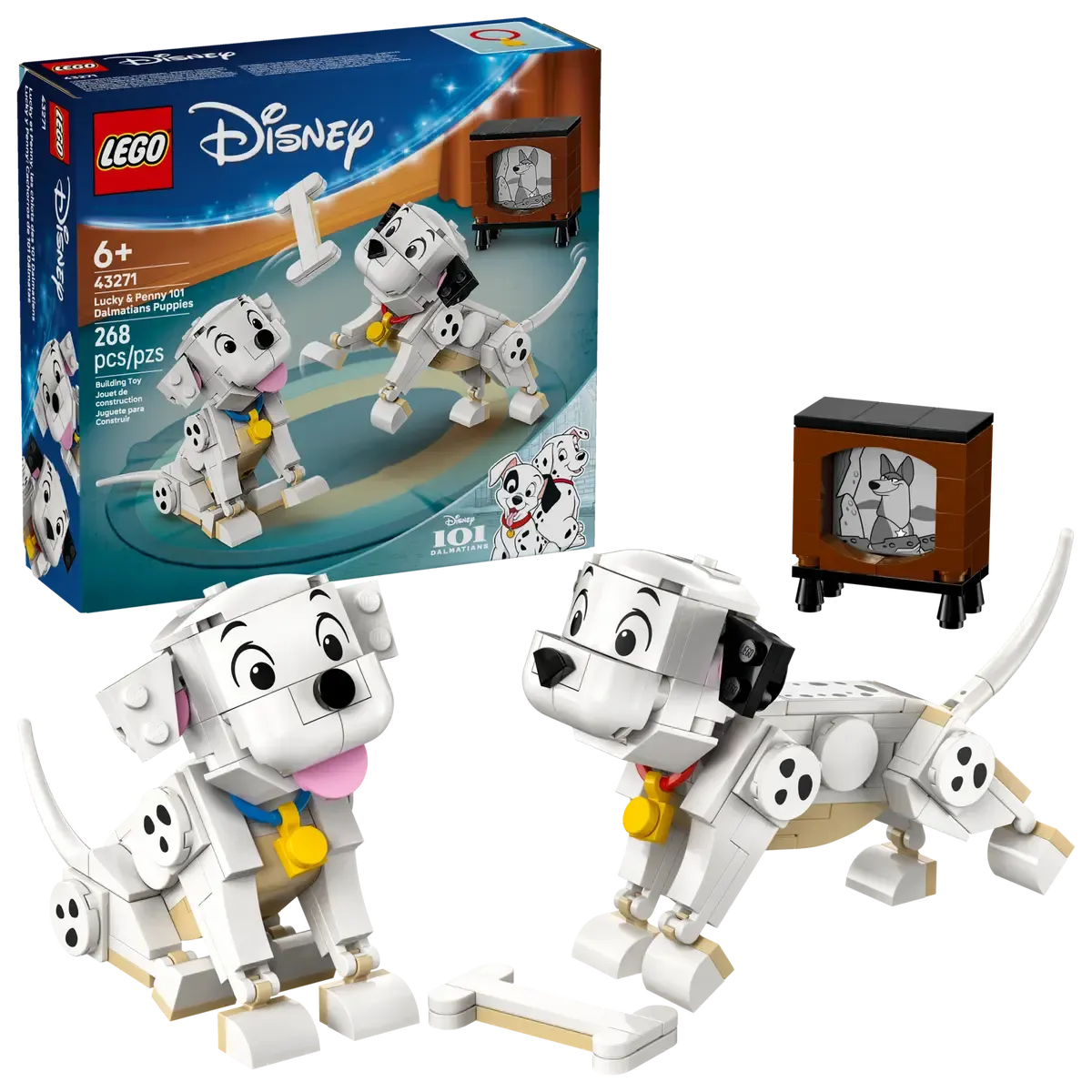LEGO Disney 43271 Die Welpen Lucky & Penny 101 Dalmatiner 268 Teile