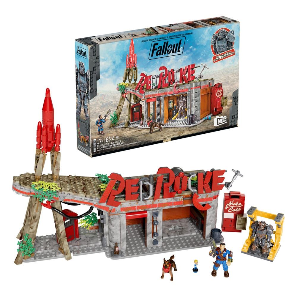 Mattel Mega Construx Fallout MEGA Bauset Red Rocket Truck Stop