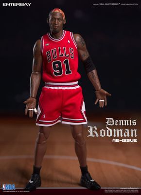 NBA Collection Real Masterpiece Actionfigur 1/6 Dennis Rodman Limited Retro #ds