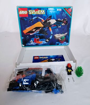 LEGO System Aquazone 6155 Deep Sea Predator inkl. Bauanleitung & OVP 1995 !