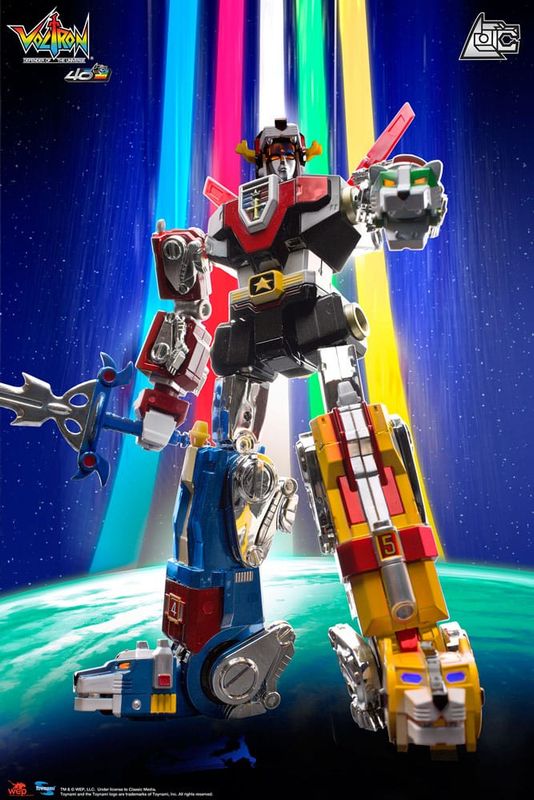 Voltron Actionfigur Gift Set 40th Anniversary Collector´s Edition 27 cm OVP #ds