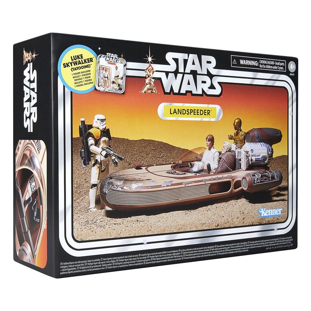 Kenner Star Wars Vintage Collection Fahrzeug mit Actionfigur Landspeeder & Luke Skywalker