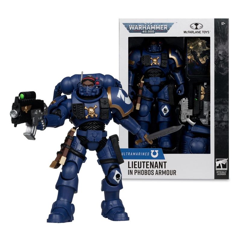 McFarlane Toys Warhammer 40,000 Actionfigur Lieutenant Phobos Armor Ultramarine