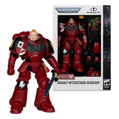 McFarlane Warhammer 40,000 Actionfigur Assault Intercessor Sergeant Blood Angel