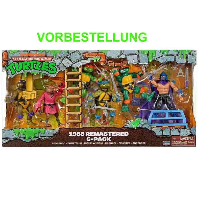 VORBESTELLUNG Playmates  Teenage Mutant Ninja Turtles Actionfiguren 1988 Remastered Exclusive