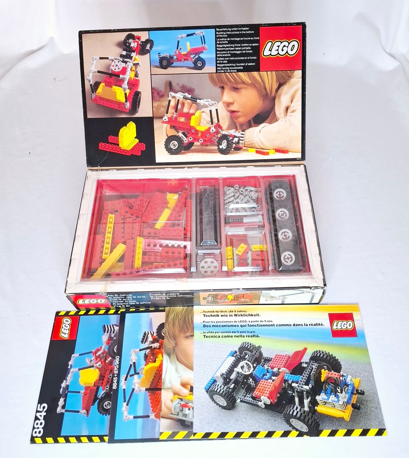 LEGO Technic 8845 Dune Buggy Vintage Set 1981 OVP + BA 100% komplett !