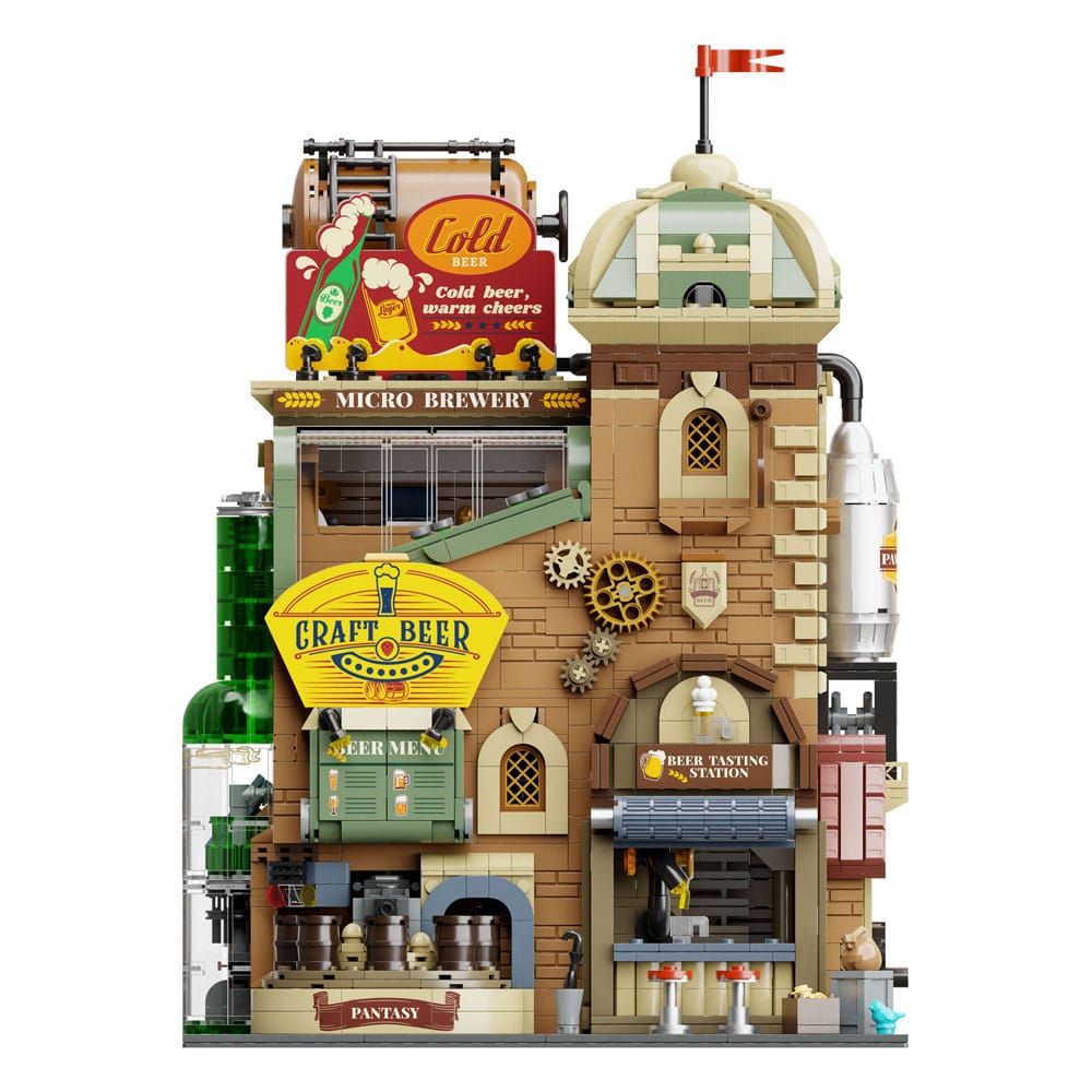 Pantasy Original Bauset Craft Brewery Modular Building Brauerei 3.252 Steine #ds