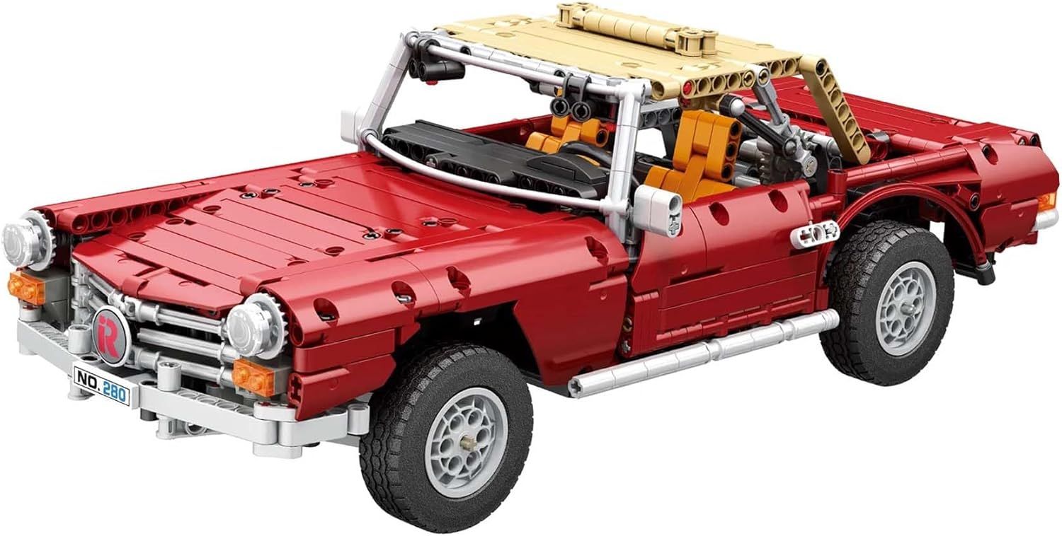 Reobrix 11005 Oldtimer-Cabriolet Vintage 280SL Fernsteuerung 1.578 Steine