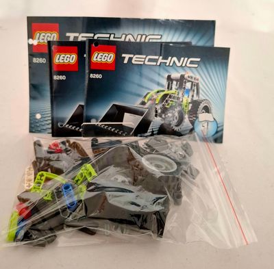 LEGO Technic 8260 Mini-Traktor 100 % komplett inkl. Bauanleitung !