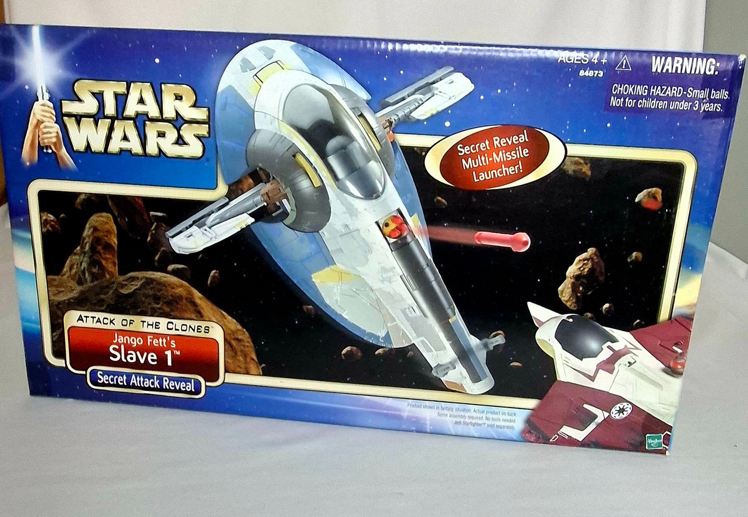 Hasbro Star Wars Attack of the Clones Jango Fett´s Slave 1 MISB NEU OVP !