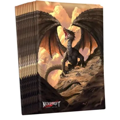 Neverrift TCG Card Sleeves: Deathclaw Dragon 40 Stück Sammelkarten