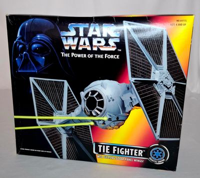 Kenner Star Wars Power of the Force Tie Fighter 1995 Vehicle MISB NEU & OVP !