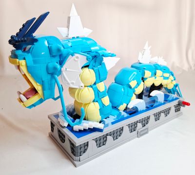 Mattel Mega Construx Pokemon Garados 2.186 Teile Pokémon Klemmbausteine !