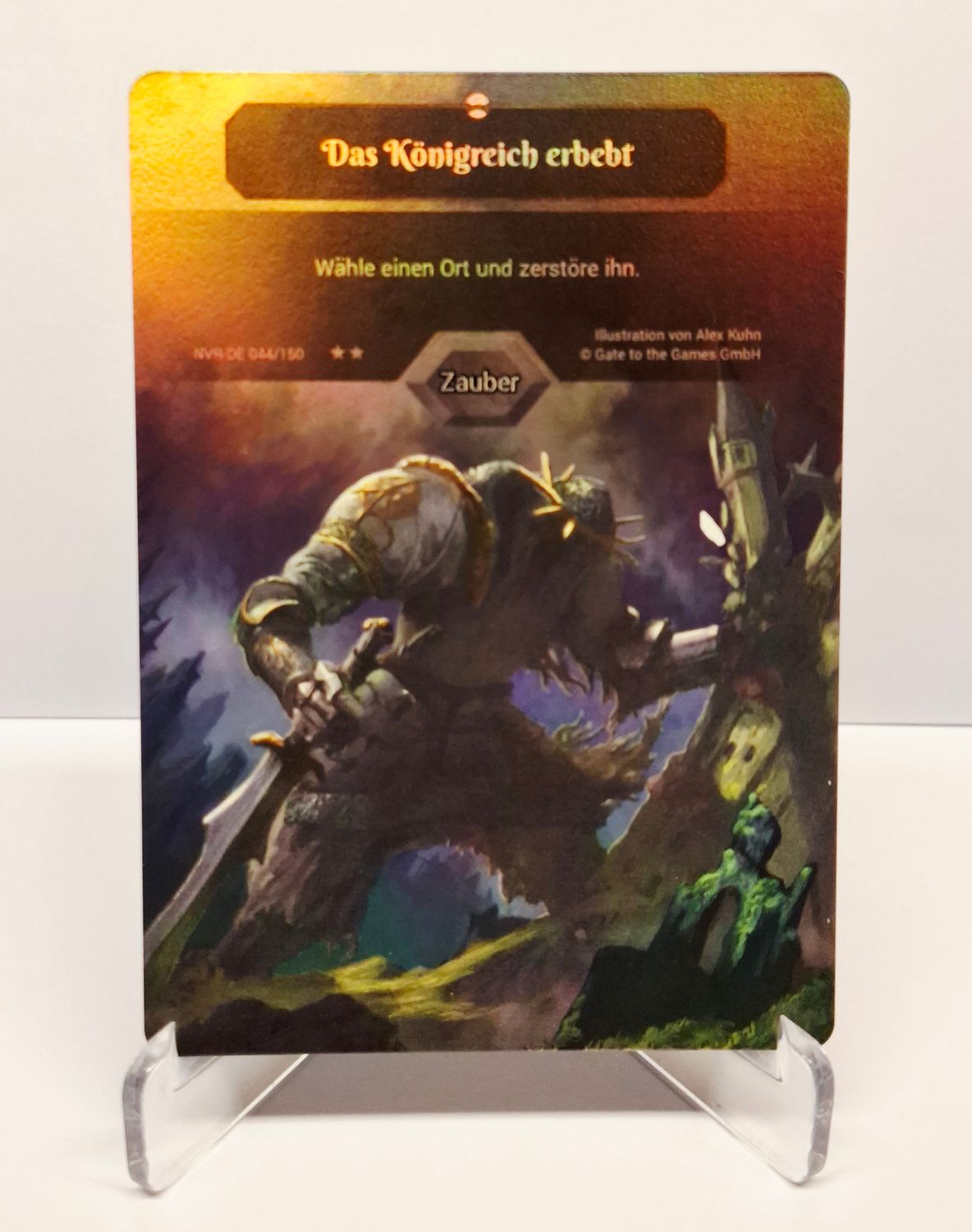 Neverrift TCG Alpha Das Königreich erbebt Episch Foil NVR-DE 044/150 deutsch !