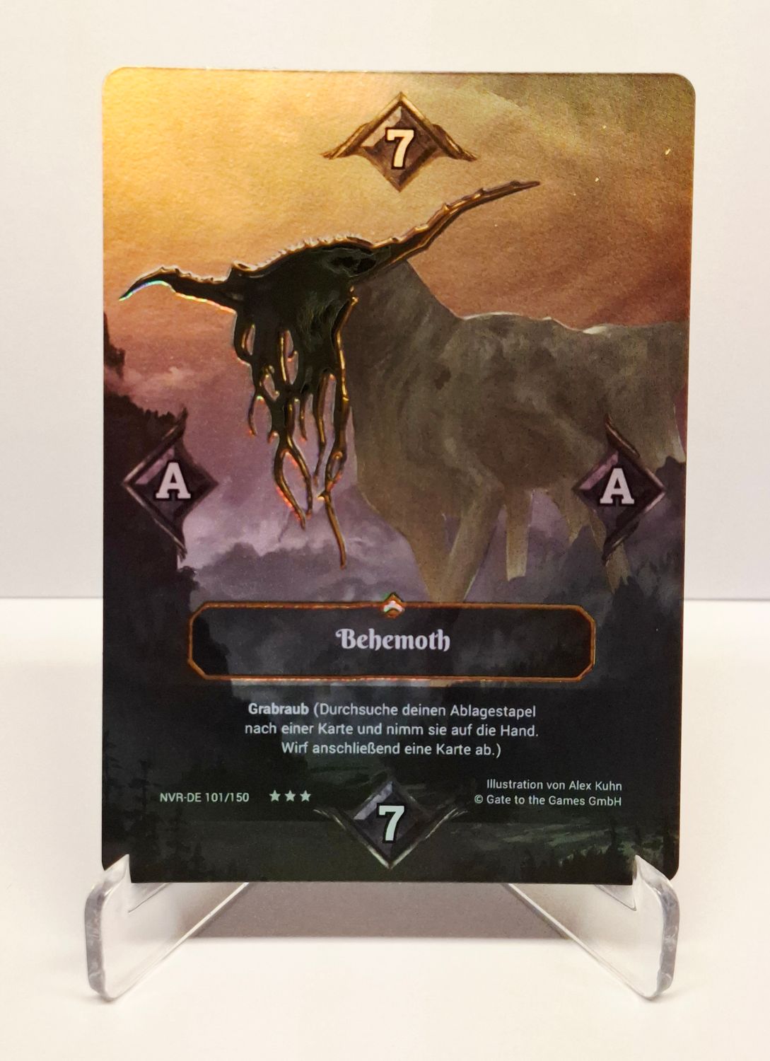 Neverrift TCG Alpha Behemoth Legendär Ornament Foil NVR-DE 101/150 DE !