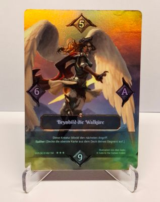 Neverrift TCG Alpha Brynhild die Walküre Legendär Ornament Foil NVRDE 145/150 DE