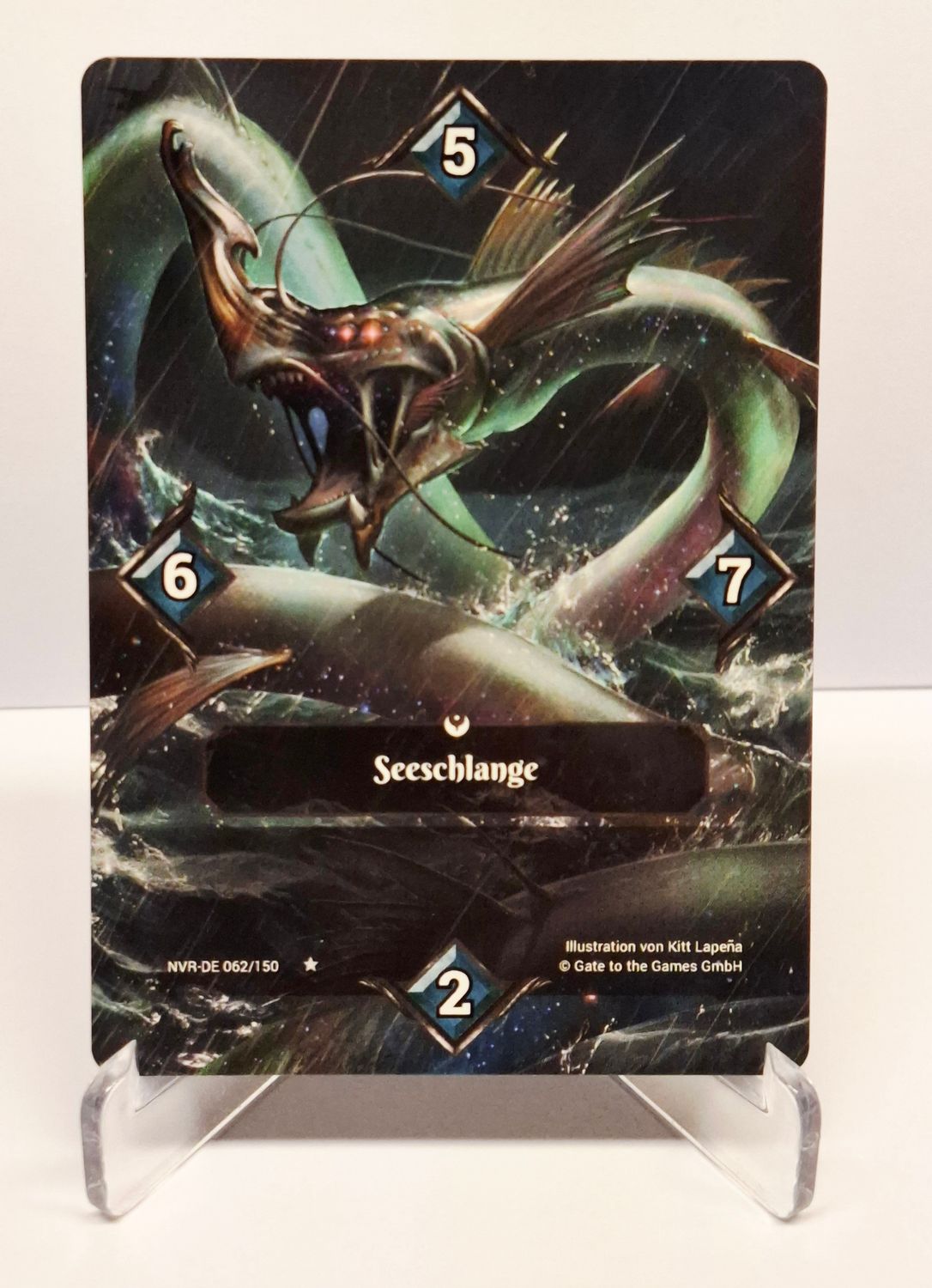 Neverrift TCG Alpha Seeschlange selten Boxtopper NVR-DE 062/150 DE !