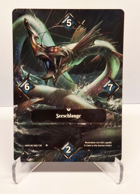 Neverrift TCG Alpha Seeschlange selten Boxtopper NVR-DE 062/150 DE !