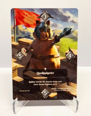 Neverrift TCG Alpha Quokkakurier selten Boxtopper NVR-DE 033/150 DE !