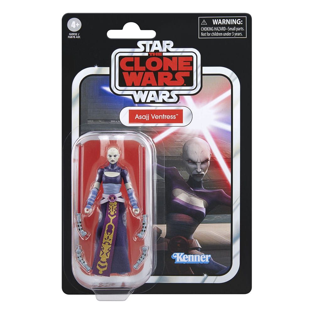Star Wars The Clone Wars Vintage Collection Actionfigur Asajj Ventress MOC