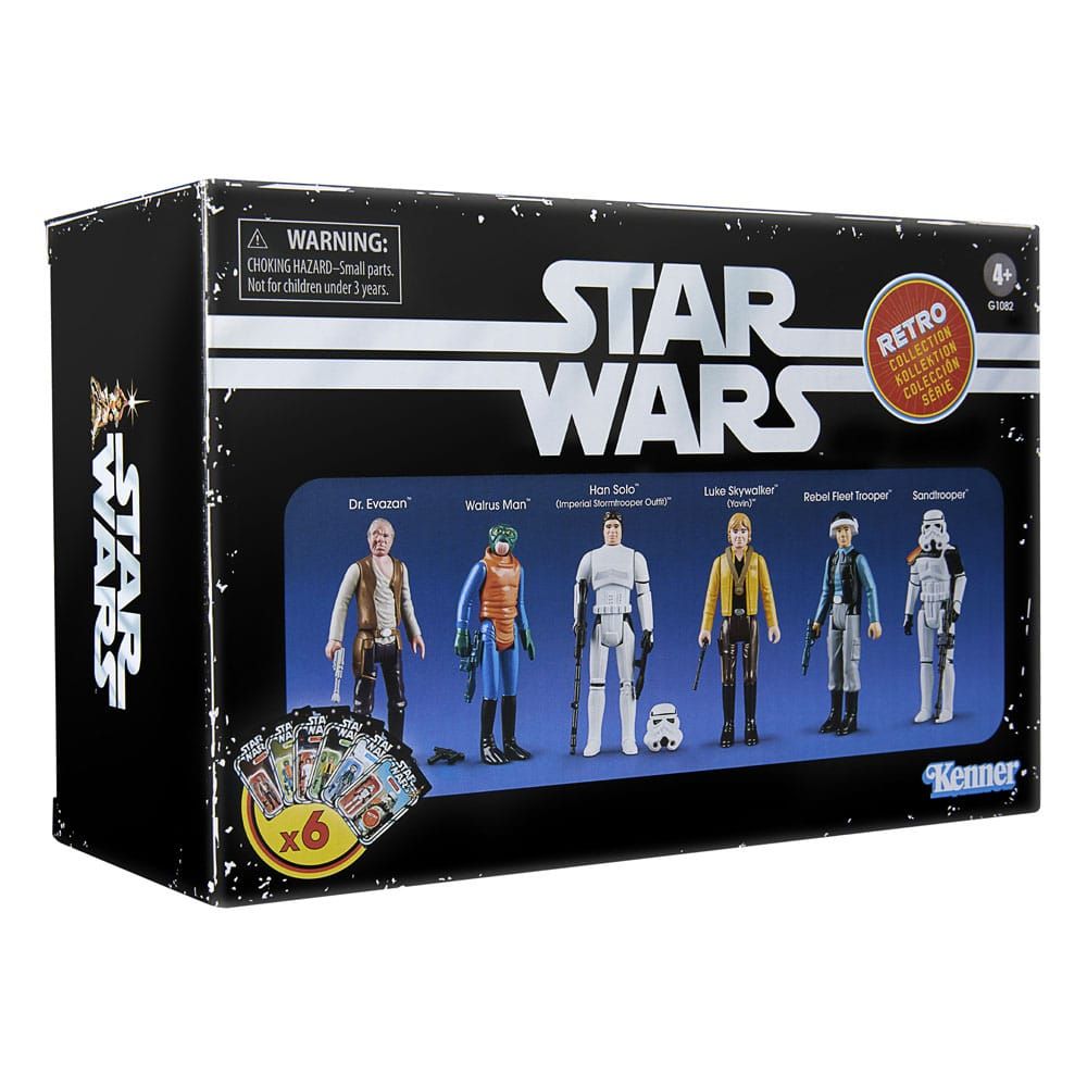 Kenner Star Wars Retro Collection Episode IV Actionfiguren 6er Set