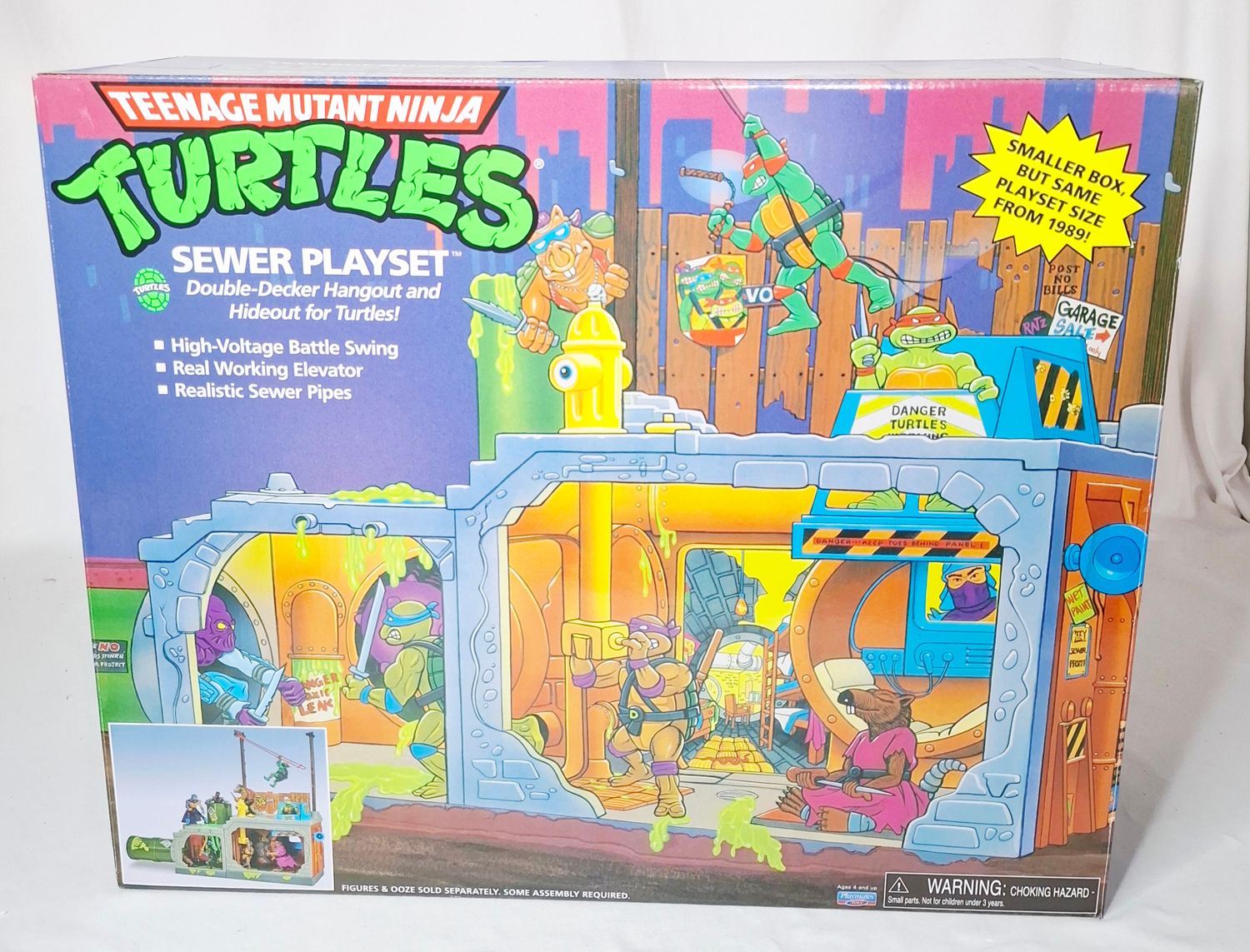 Playmates Teenage Mutant Ninja Turtles Gebäude Secret Sewer Lid Playset