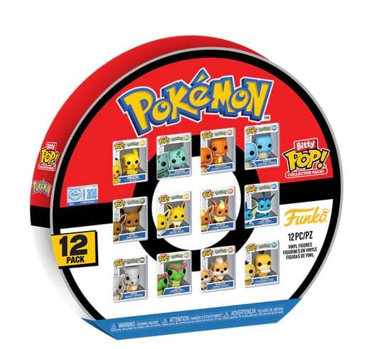 Funko Pokemon POP! Vinyl Figuren Multipack 2,5 cm Pikachu Pokeball 12x Bitty Set