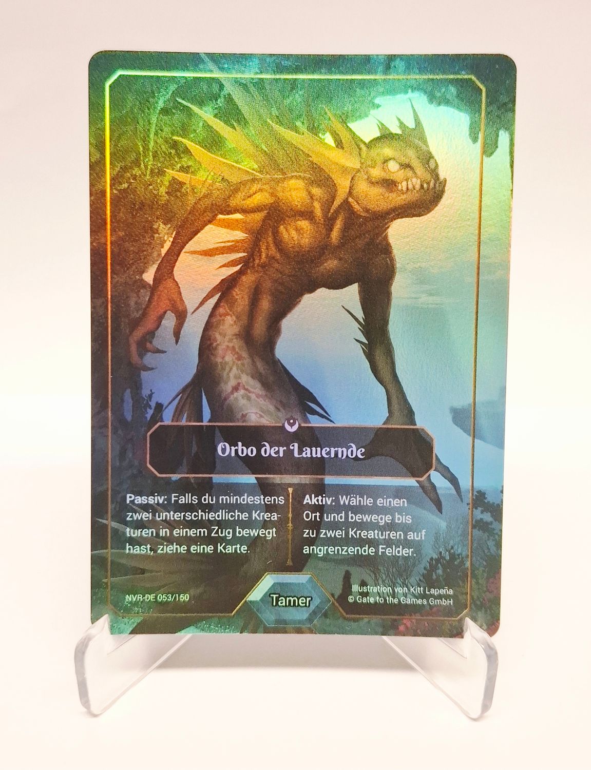 Neverrift TCG Alpha Tamer Orbo der Lauernde Foil NVR-DE 053/150 DE !