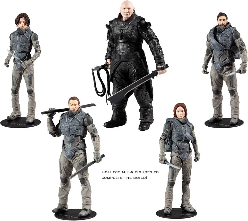Dune Build A Actionfigur Paul Atreides Duncan Jessica Stilgar Rabban KOMPLETT !