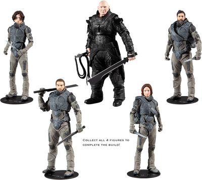 Dune Build A Actionfigur Paul Atreides Duncan Jessica Stilgar Rabban KOMPLETT ! Dune Build A Actionfigur Paul Atreides Duncan Jessica Stilgar Rabban KOMPLETT !