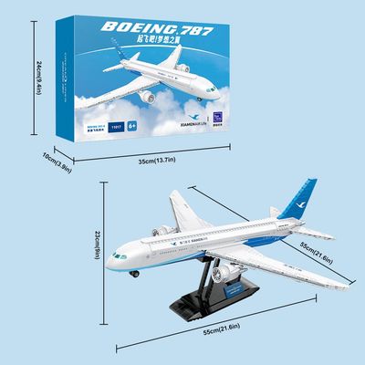 Pantasy Original Bauset Boeing 787 Klemmbausteine 744 Teile Dreamliner