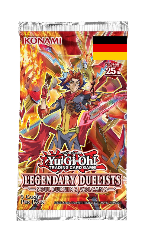 Yu-Gi-Oh! Legendary Duelists: Soulburning Volcano Booster Pack deutsch Yu-Gi-Oh! Legendary Duelists: Soulburning Volcano Booster Pack deutsch