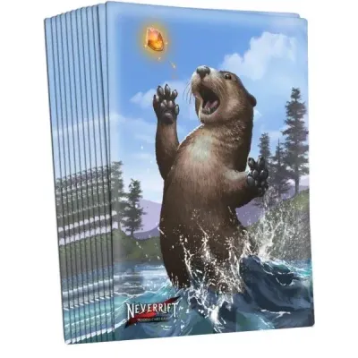 Neverrift TCG Card Sleeves: Otter - Logo 40 Stück Sammelkarten