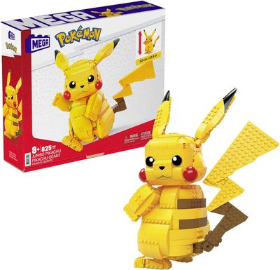 Mattel Mega Construx Pokemon Jumbo Pikachu 825 Teile FVK81 Mattel Mega Construx Pokemon Jumbo Pikachu 825 Teile FVK81