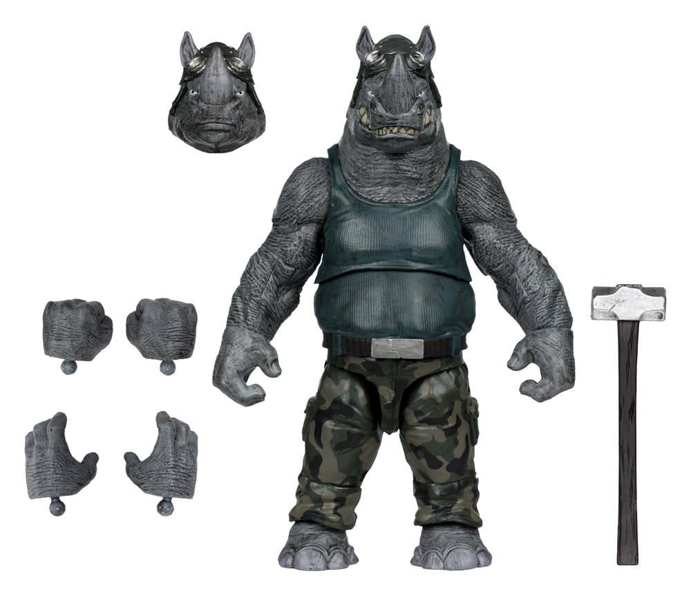 McFarlane Toys Teenage Mutant Ninja Turtles Page Punchers Actionfigur Rocksteady McFarlane Toys Teenage Mutant Ninja Turtles Page Punchers Actionfigur Rocksteady