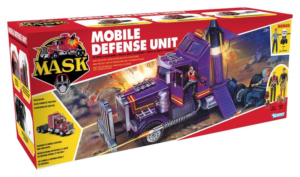 Kenner M.A.S.K Fahrzeug Mobile Defense Unit Limited Edition Rhino T-Bob