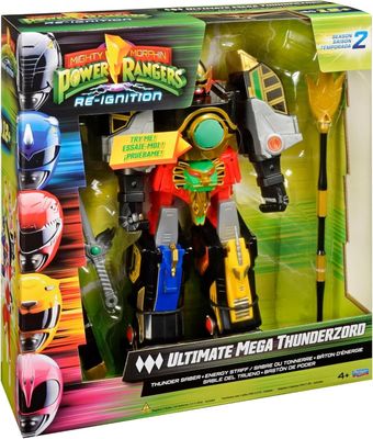 Playmates Toys Power Rangers Thunder Megazord with Mega Power Sword Figur Playmates Toys Power Rangers Thunder Megazord with Mega Power Sword Figur