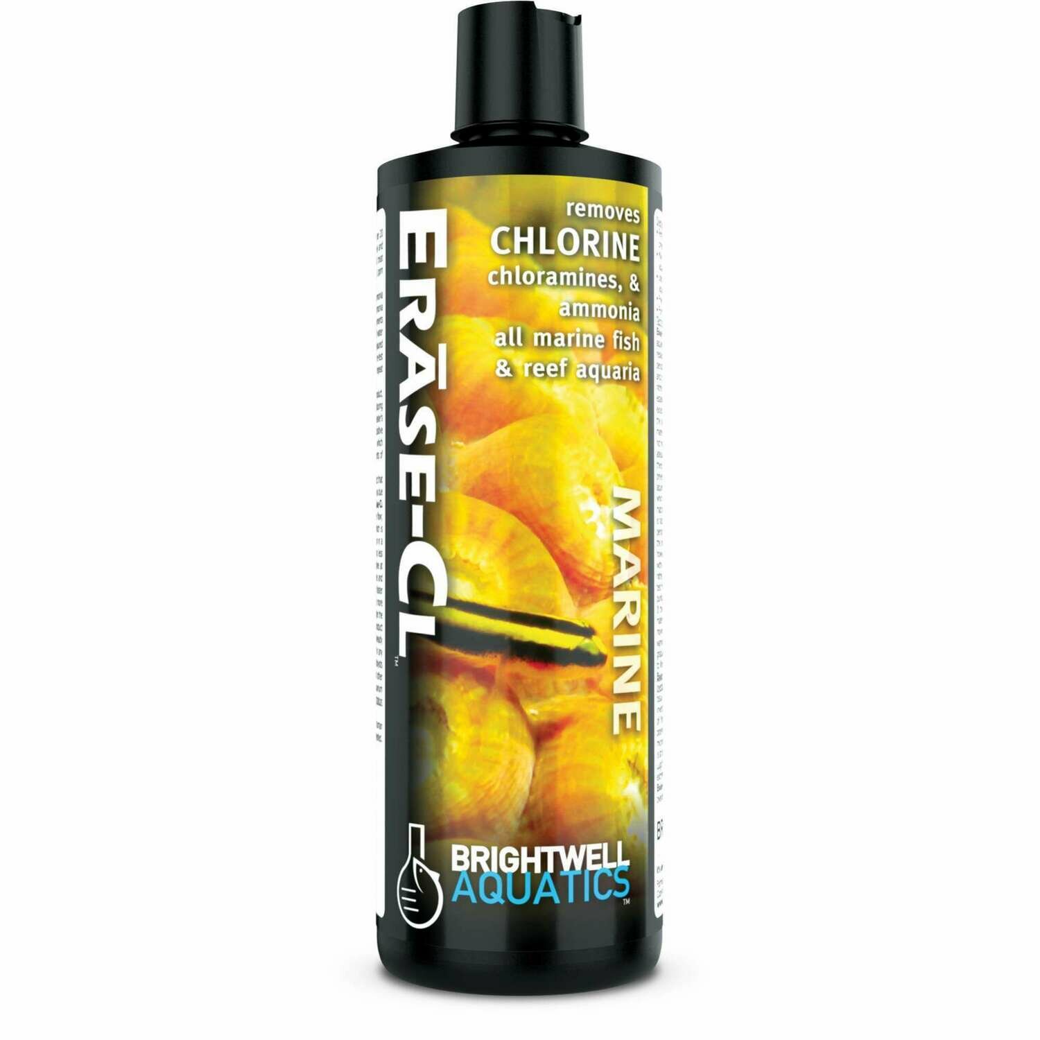 Anticloro, cloramina y amoníaco:  Erase-CI de BRIGHTWELL AQUATICS