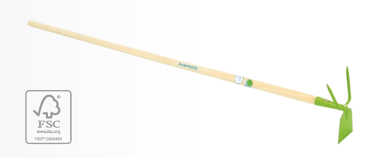 Azada Cuadrada Bidente Con Mango 130 cm