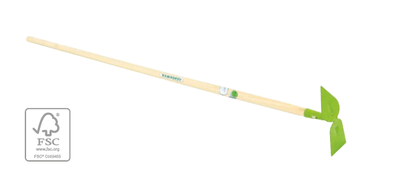 Azada Cuadrada Corazón Con Mango 130 cm