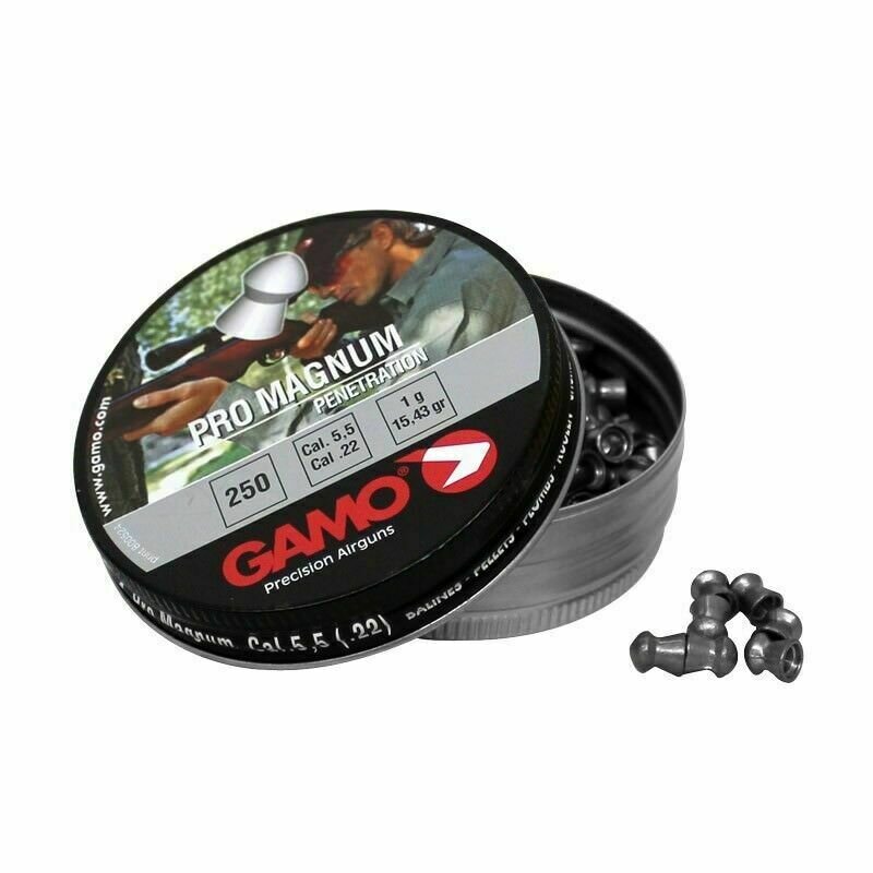 BALINES PRO MAGNUM DIABOLO 250 CALIBRE 5,5 MM GAMO