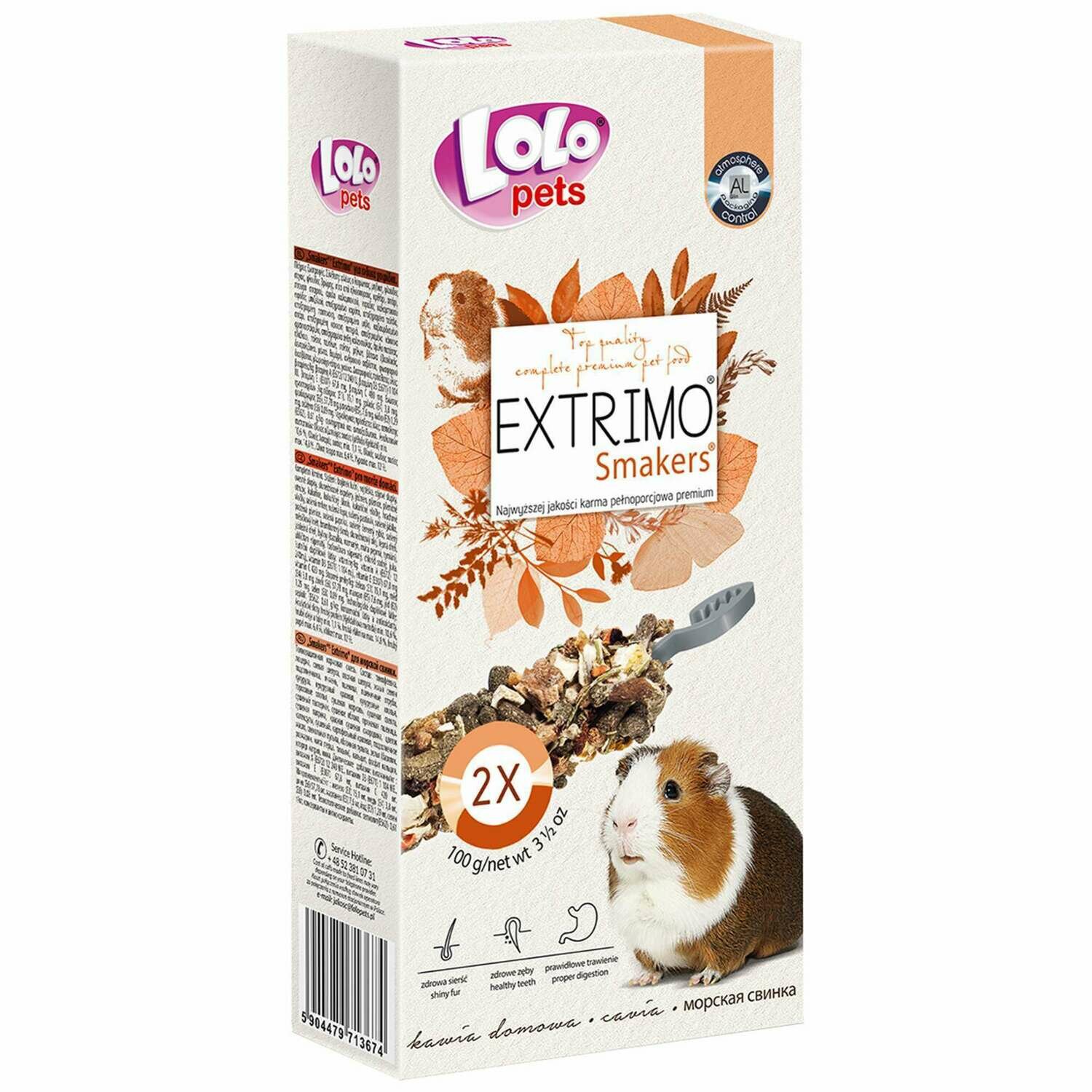 Barritas extrimo (mezcla) para cobayas "LOLO"
