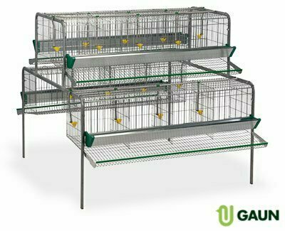 Batería para gallinas 16 departamentos. AMPLIACION