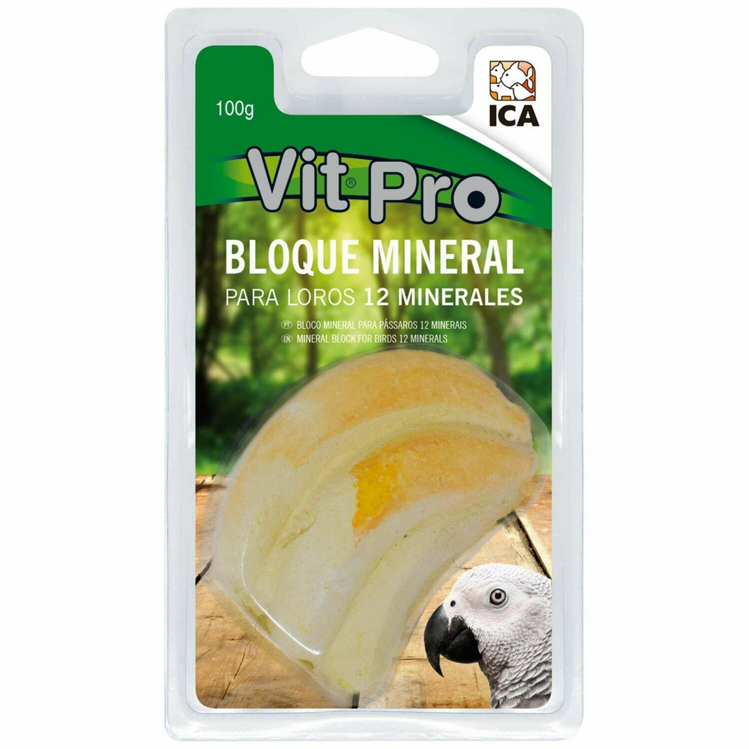 Bloque mineral para loros