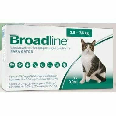 BROADLINE GATO L 2,5KG 7,5 KG 3 PIP