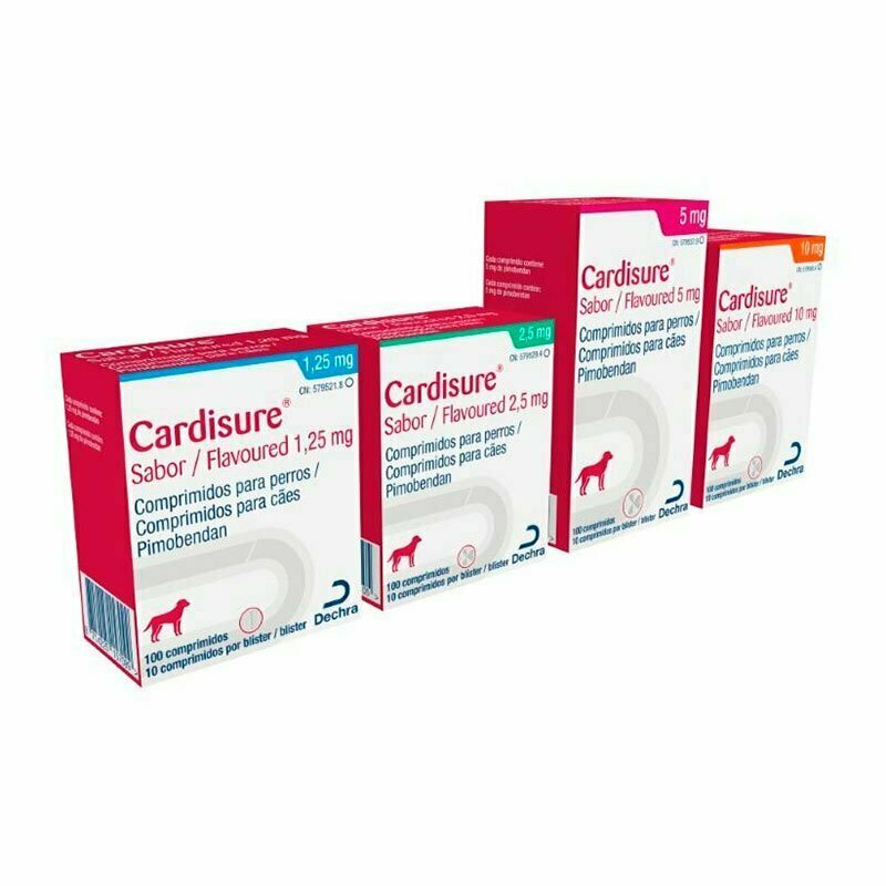 CARDISURE SABOR ALIMENTO COMPLEMENTARIO PARA PERROS CARDISURE SABOR 1.25 MG 100 COMP