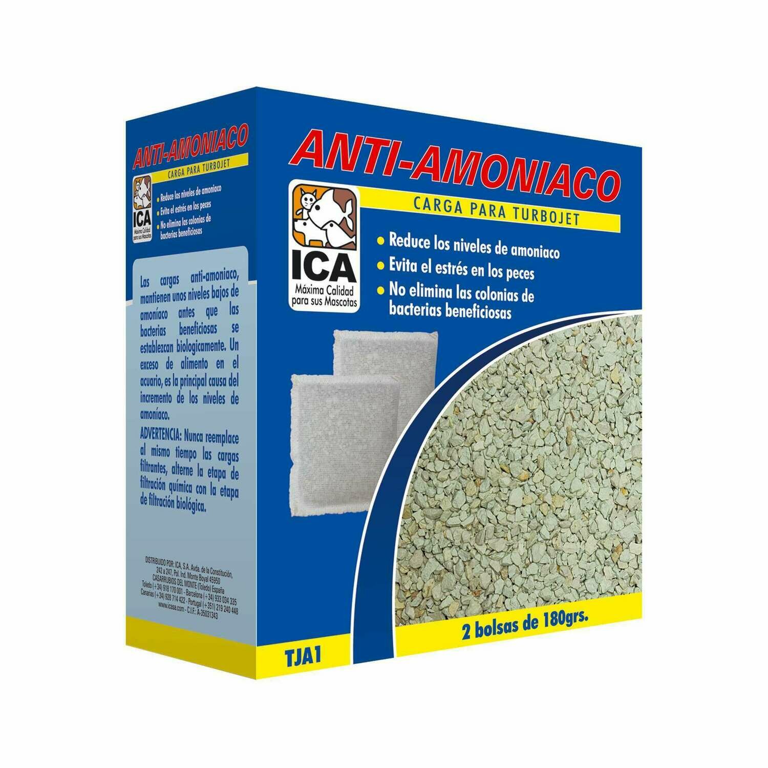 Carga ANTI-AMONIACO para filtros TURBOJET