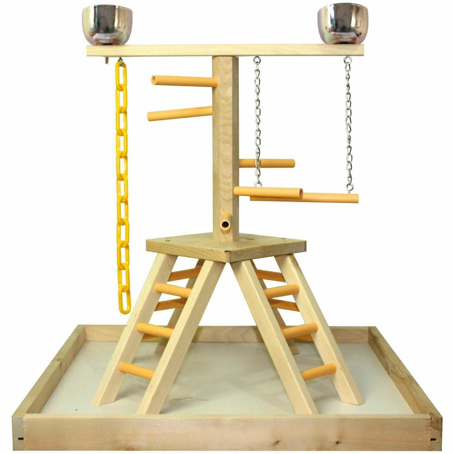Centro de juego en madera mediano para pájaros