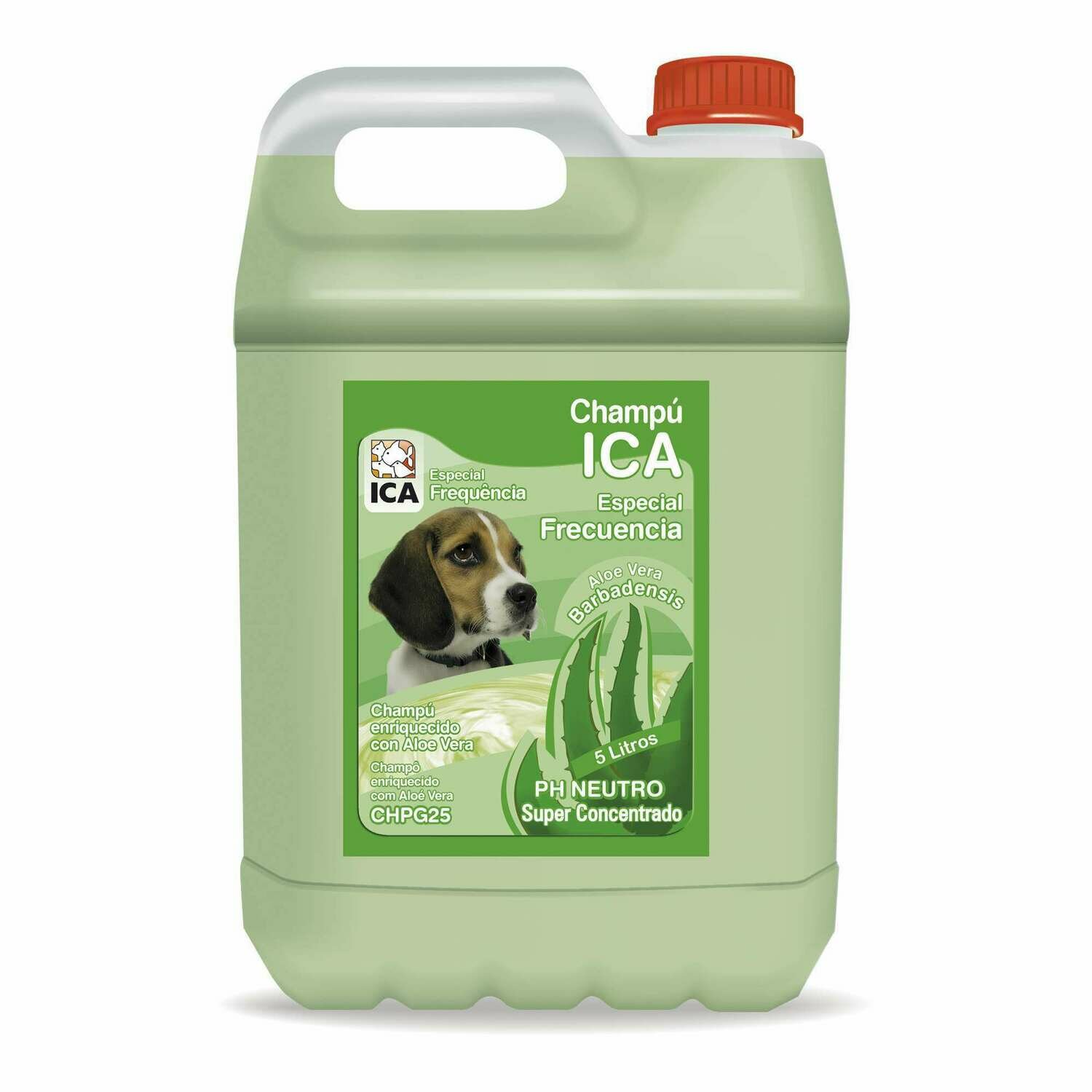 Champú frecuencia con Aloe Vera para perros