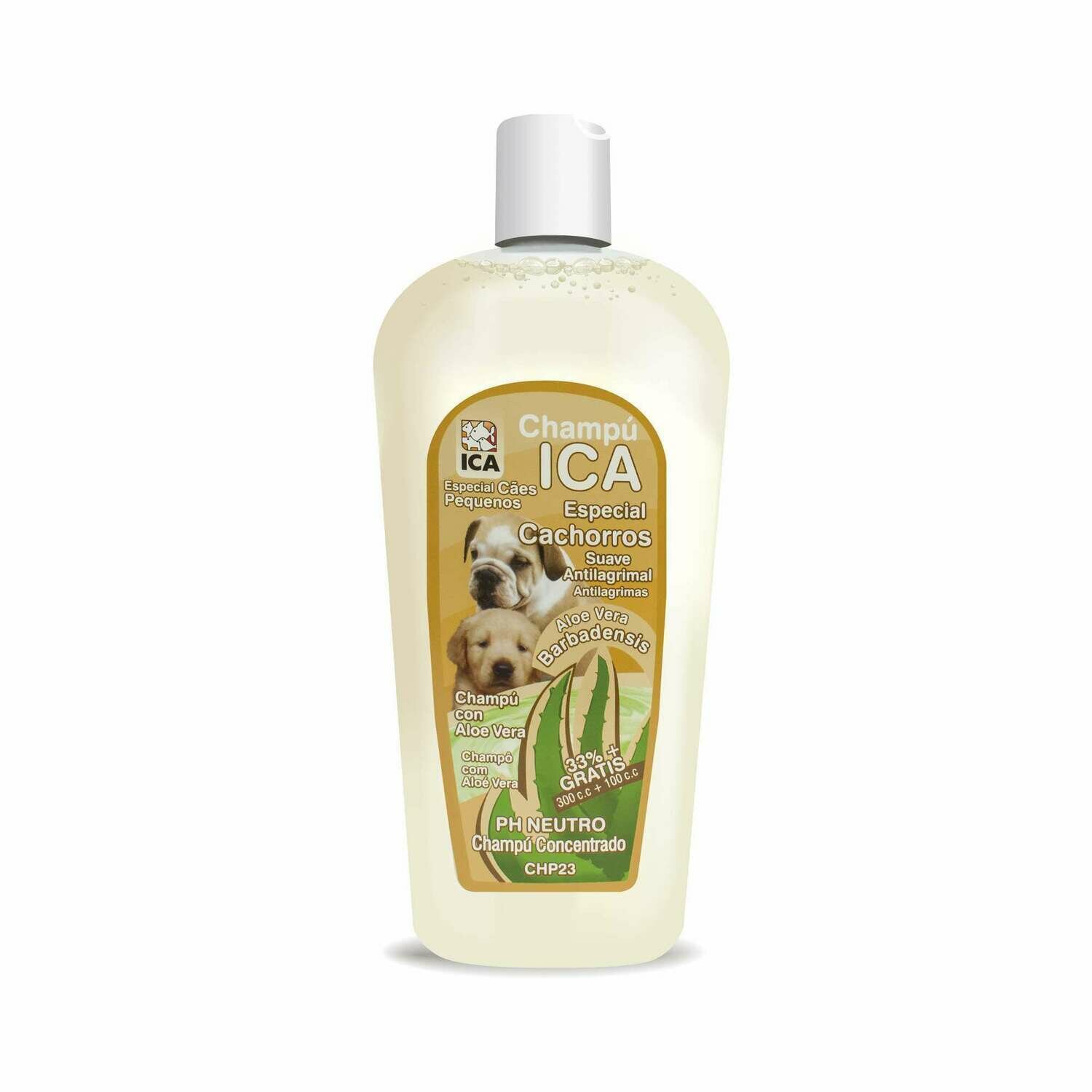 Champú para cachorro con Aloe Vera